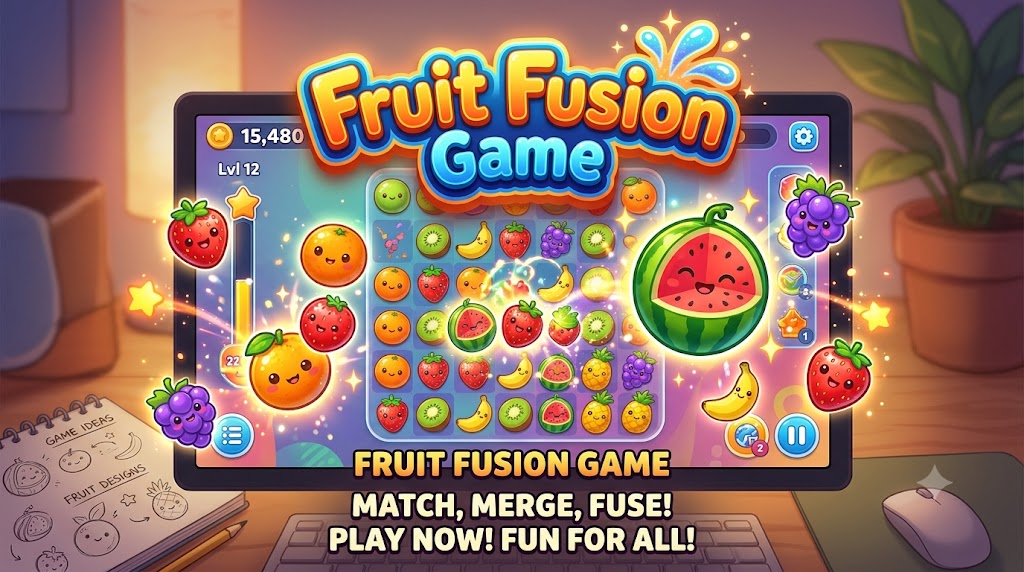 Fruit Fusion gameplay screenshot