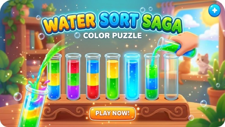 Water Sort Puzzle gameplay screenshot